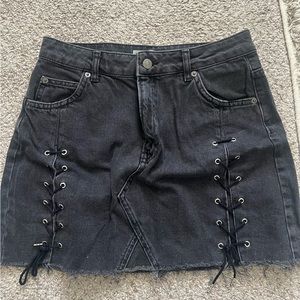 Topshop detailed skirt